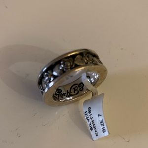 Es hardy sterling silver band size 7